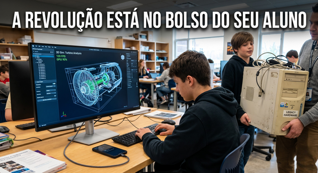 O Fim da Era dos PCs: Por Que Sua Escola Não Precisa Mais Comprar Computadores